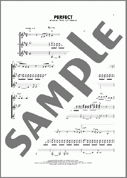 Perfect(Ed Sheeran) 楽譜 ギターアンサンブル ダウンロード