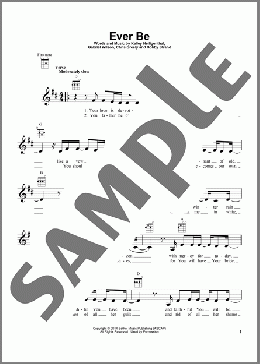 Ever Be(Bethel Music) 楽譜 ウクレレ（弾き語り） ダウンロード