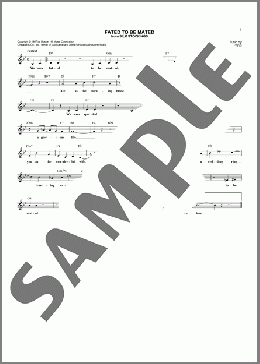 Fated To Be Mated(Cole Porter) 楽譜 その他 ダウンロード