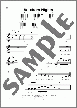 Southern Nights(Glen Campbell) 楽譜 ピアノ（ソロ） ダウンロード