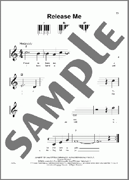 Release Me(Engelbert Humperdinck) 楽譜 ピアノ（ソロ） ダウンロード