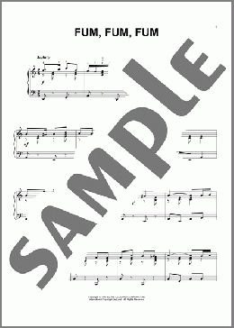 Fum, Fum, Fum(Traditional Catalonian Carol) 楽譜 ピアノ（ソロ） ダウンロード
