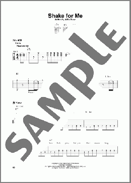 Shake For Me(Howlin' Wolf) 楽譜 ギターリード ダウンロード