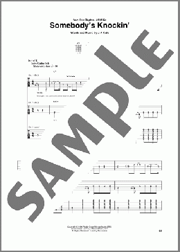Somebody's Knockin'(Eric Clapton) 楽譜 ギター（その他） ダウンロード