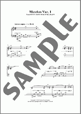 Matches Var. 1 (from Seven Days Walking: Day 5)(Ludovico Einaudi) 楽譜 ピアノ（ソロ） ダウンロード