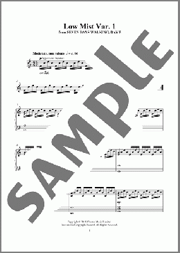 Low Mist Var. 1 (from Seven Days Walking: Day 5)(Ludovico Einaudi) 楽譜 ピアノ（ソロ） ダウンロード