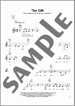 The Gift(Jim Brickman) 楽譜 ウクレレ（弾き語り） ダウンロード