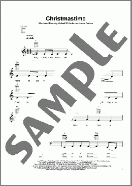 Christmastime(Michael W. Smith) 楽譜 ウクレレ（弾き語り） ダウンロード