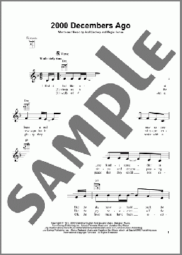 2000 Decembers Ago(Regie Hamm/Joy Williams) 楽譜 ウクレレ（弾き語り） ダウンロード