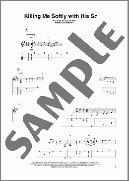 Killing Me Softly With His Song(Roberta Flack) 楽譜 ギター（その他） ダウンロード