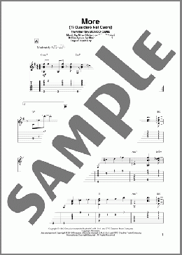 More (Ti Guardero Nel Cuore)(Riz Ortolani/Nino Oliviero/Norman Newell/Marcello Ciorciolini) 楽譜 ギター（その他） ダウンロード