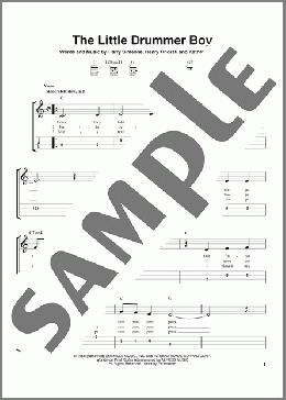 The Little Drummer Boy(Katherine K. Davis) 楽譜 その他 ダウンロード