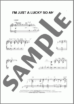 I'm Just A Lucky So And So (arr. Brent Edstrom)(Mack David/Duke Ellington) 楽譜 ピアノ（ソロ） ダウンロード