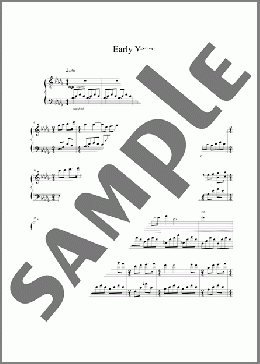 Early Years(Vangelis) 楽譜 ピアノ（ソロ） ダウンロード