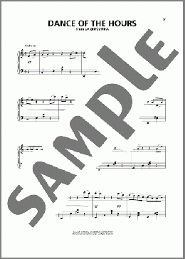 Dance Of The Hours (from La Gioconda)(A. Ponchielli) 楽譜 ピアノ（ソロ） ダウンロード