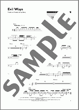 Evil Ways(Santana) 楽譜 その他 ダウンロード
