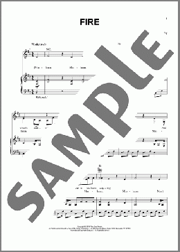 Fire(Sara Bareilles) 楽譜 ピアノ & ボーカル & ギター ダウンロード