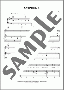 Orpheus(Sara Bareilles) 楽譜 ピアノ & ボーカル & ギター ダウンロード