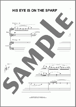 His Eye Is On The Sparrow (arr. Phillip Keveren)(Civilla D. Martin/Charles H. Gabriel) 楽譜 ピアノ（連弾） ダウンロード