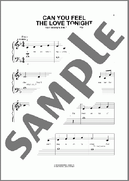 Can You Feel The Love Tonight (from The Lion King 2019)(Elton John) 楽譜 その他 ダウンロード