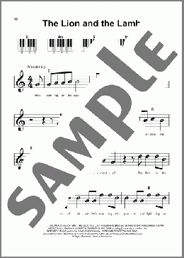 The Lion And The Lamb(Big Daddy Weave) 楽譜 ピアノ（ソロ） ダウンロード