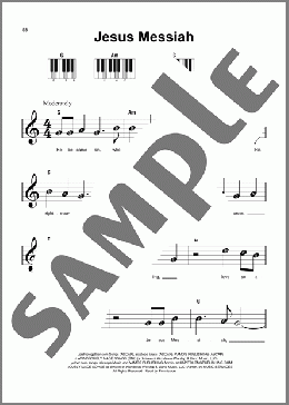 Jesus Messiah(Chris Tomlin) 楽譜 ピアノ（ソロ） ダウンロード