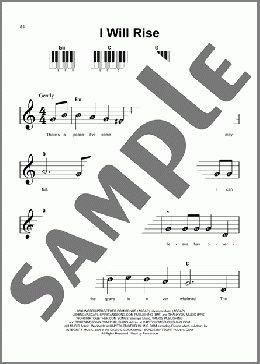 I Will Rise(Chris Tomlin) 楽譜 ピアノ（ソロ） ダウンロード