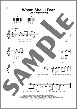Whom Shall I Fear (God Of Angel Armies)(Chris Tomlin) 楽譜 ピアノ（ソロ） ダウンロード