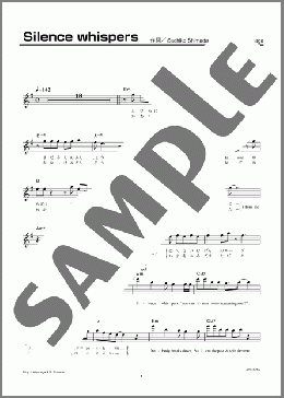 Silence whispers(trf) 楽譜 メロディ ダウンロード