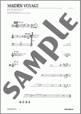 Maiden Voyage(Herbie Hancock) 楽譜 メロディ 中級 ダウンロード