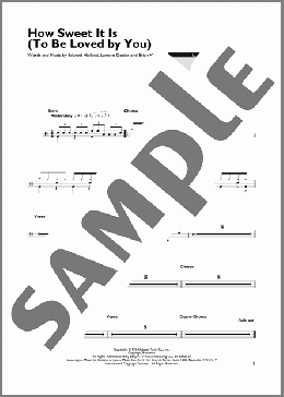 How Sweet It Is (To Be Loved By You)(James Taylor) 楽譜 その他 ダウンロード