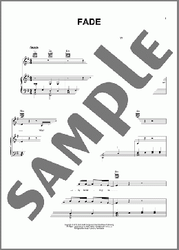 Fade(Lewis Capaldi) 楽譜 ピアノ & ボーカル & ギター ダウンロード