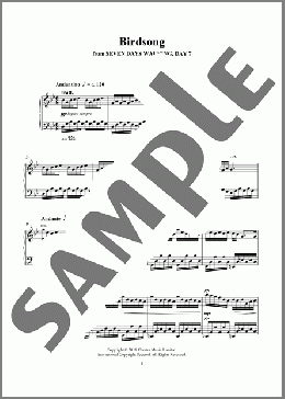 Birdsong (from Seven Days Walking: Day 7)(Ludovico Einaudi) 楽譜 ピアノ（ソロ） ダウンロード