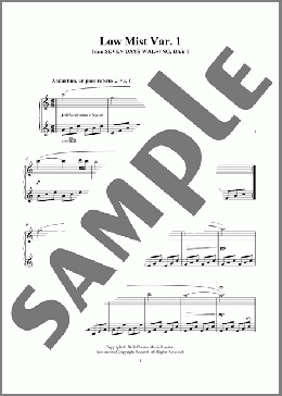 Low Mist Var. 1 (from Seven Days Walking: Day 7)(Ludovico Einaudi) 楽譜 ピアノ（ソロ） ダウンロード