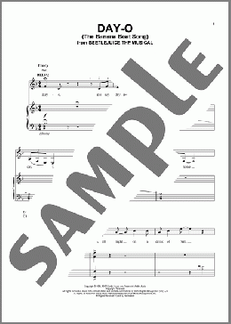 Day-O (The Banana Boat Song) (from Beetlejuice The Musical) (arr. Kris Kulul)(Harry Belafonte/Eddie Perfect) 楽譜 ピアノ & ボーカル ダウンロード