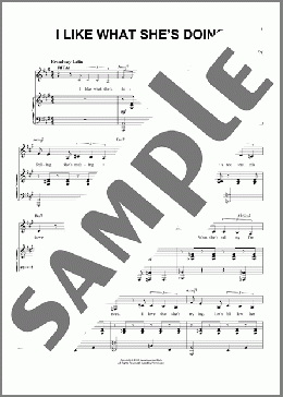 I Like What She's Doing (from the musical Tootsie)(David Yazbek) 楽譜 ピアノ & ボーカル ダウンロード