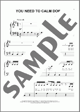 You Need To Calm Down(Taylor Swift) 楽譜 ピアノ（ソロ） ダウンロード
