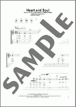 Heart And Soul(Frank Loesser/Hoagy Carmichael/Frank Loesser and Hoagy Carmichael) 楽譜 その他 ダウンロード