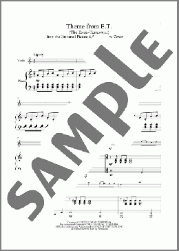 Theme From E.T. (The Extra-Terrestrial)(John Williams) 楽譜 その他 ダウンロード