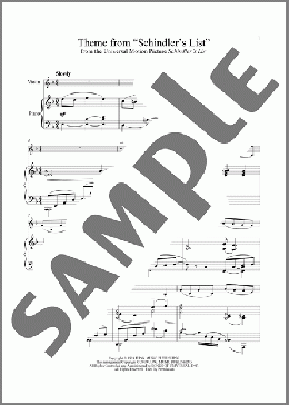 Theme From ”Schindler's List”(John Williams) 楽譜 その他 ダウンロード
