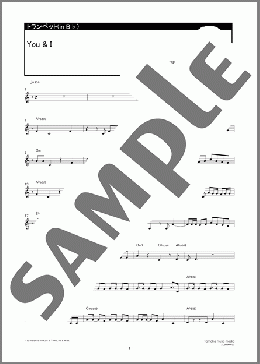 You & I(milet) 楽譜 トランペット（ソロ） ダウンロード 定額サブスク