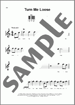 Turn Me Loose(Loverboy) 楽譜 ピアノ（ソロ） ダウンロード