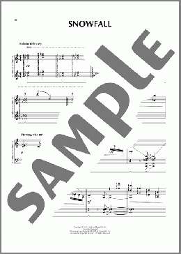 Snowfall [Jazz version] (arr. Phillip Keveren)(Tony Bennett) 楽譜 ピアノ（ソロ） ダウンロード