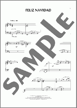 Feliz Navidad [Jazz version] (arr. Phillip Keveren)(Jose Feliciano) 楽譜 ピアノ（ソロ） ダウンロード