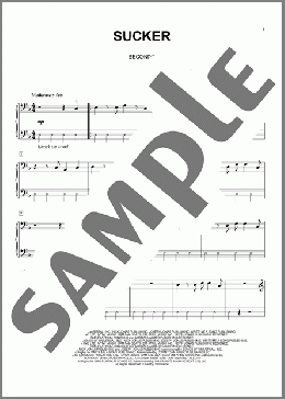 Sucker (arr. David Pearl)(Jonas Brothers) 楽譜 ピアノ（連弾） ダウンロード
