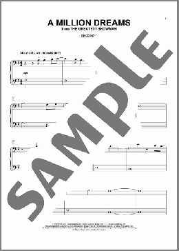 A Million Dreams (from The Greatest Showman) (arr. David Pearl)(Pasek & Paul) 楽譜 ピアノ（連弾） ダウンロード