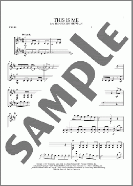 This Is Me (from The Greatest Showman)(Pasek & Paul) 楽譜 その他 ダウンロード