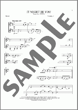 It Might Be You (from Tootsie)(Dave Grusin/Alan Bergman/Marilyn Bergman) 楽譜 その他 ダウンロード