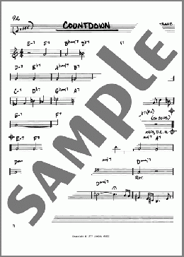 Countdown(John Coltrane) 楽譜 その他 ダウンロード