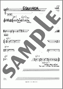 Equinox(John Coltrane) 楽譜 その他 ダウンロード